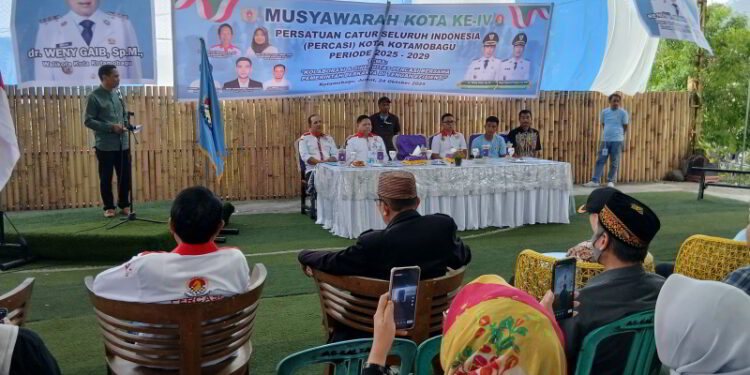 Wali Kota Weny Gaib Buka Muskot ke IV Percasi Kotamobagu