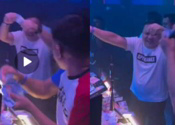 Viral, Pria Diduga Pengusaha PETI Hambur Uang di Klub Malam