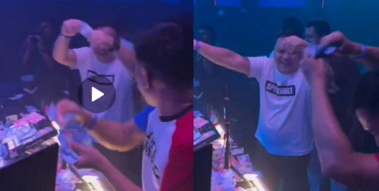 Viral, Pria Diduga Pengusaha PETI Hambur Uang di Klub Malam