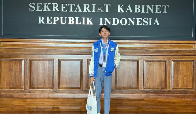 Muh Anugrah Latif Siswa SMA Negeri 2 Kotamobagu Kunjungi Istana Presiden