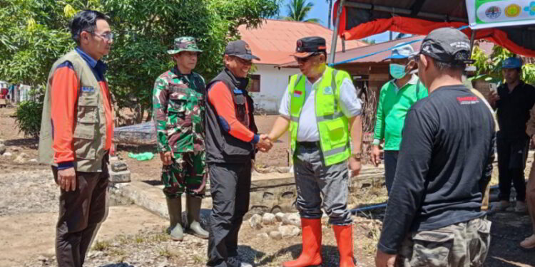 Sekda dan jajaran Sambut Kunjungan BNBP di Kecamatan Poigar