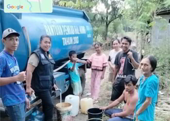 PDAM Bolmong Salurkan Air Bersih ke Desa Terdampak Banjir