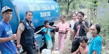 PDAM Bolmong Salurkan Air Bersih ke Desa Terdampak Banjir