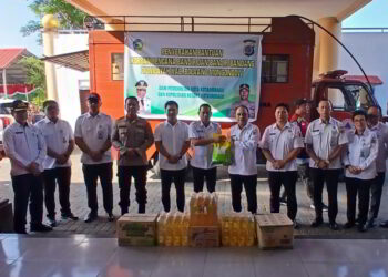 The Winner Antar Bantuan untuk Korban Banjir di Bolmong