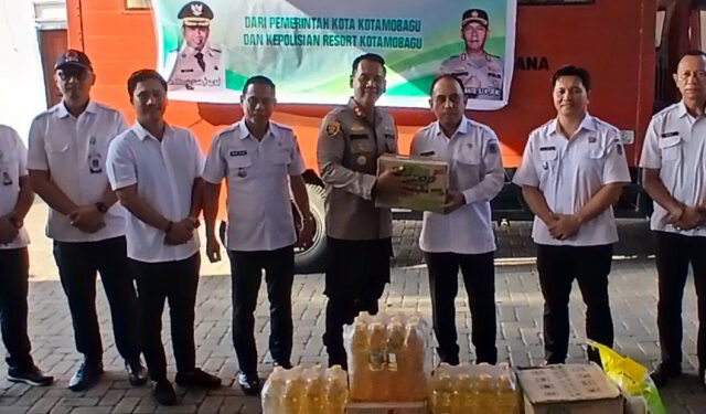 Polres Kotamobagu Peduli Korban Banjir di Bolmong