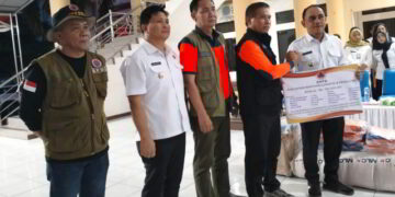 BNPB Salurkan Bantuan Rp798 Juta untuk Korban Banjir di Bolmong