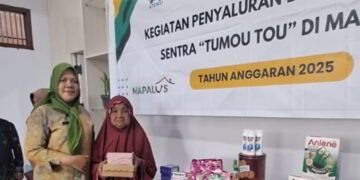 Dinsos Bolmong dan Balai Tumoutou Salurkan Bantuan ATENSI untuk 150 Penerima Manfaat