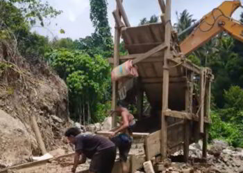 Penambangan Ilegal Mengganas, Sungai Paret Terancam Banjir Besar