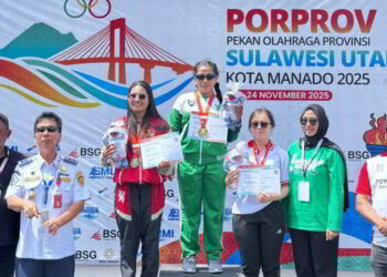 Porprov Sulut 2025: Hasil Sementara Bolmong Raih 3 Emas, 2 Perak, dan 9 Perunggu