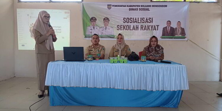Dinsos Bolmong Mulai Sosialisasikan Rekrutmen Sekolah Rakyat