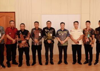 Wakil Bupati Dony Lumenta Terima Kunker Kanwil Kemenkumham Sulut