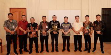 Wakil Bupati Dony Lumenta Terima Audiensi Kanwil Kemenkumham Sulut
