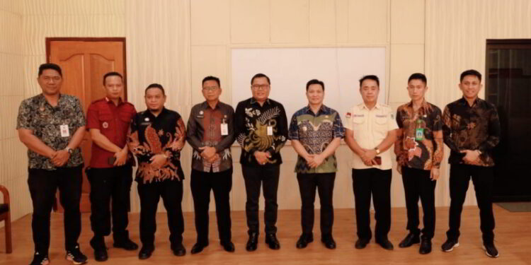 Wakil Bupati Dony Lumenta Terima Kunker Kanwil Kemenkumham Sulut