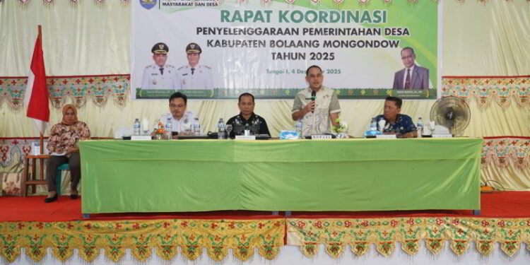 Bupati Yusra Alhabsyi Buka Rakor Penyelenggaraan Pemerintahan Desa