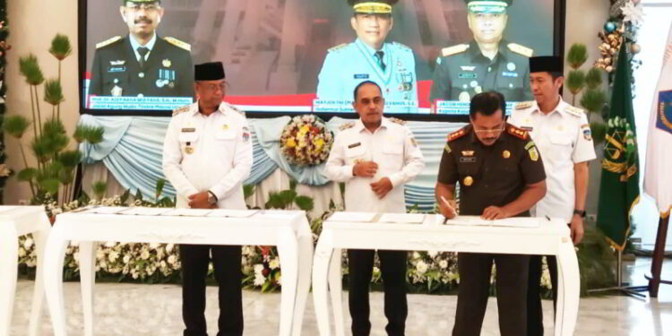 Bupati Bolmong Hadiri MoU Penerapan Pidana Kerja Sosial