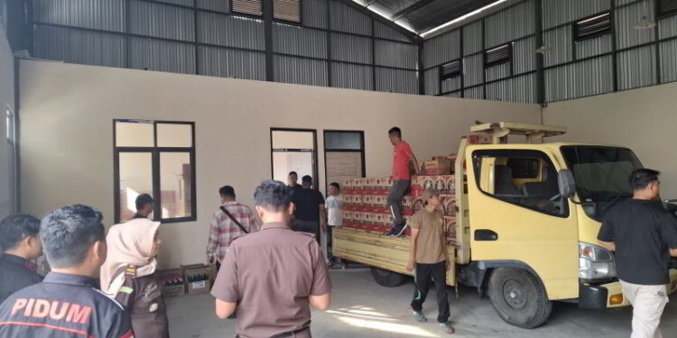 Senin, Barang Bukti Minol Hasil Sitaan Dimusnahkan