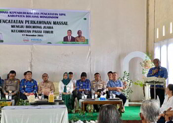 Pemkab Bolmong Fasilitasi Kawin Massal 100 Pasang Plus Dokumen Kependudukan