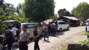 Tampak suasana Operasi dari Polres Bolmong