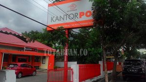 Kantor Pos Kotamobagu Salah Satu Penunggak Pajak Reklame. (f-rez/tco)